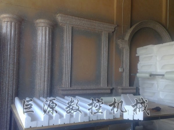 EPS構件羅馬柱/弧形窗套